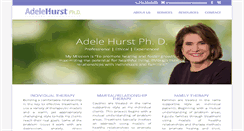 Desktop Screenshot of adelehurst.com